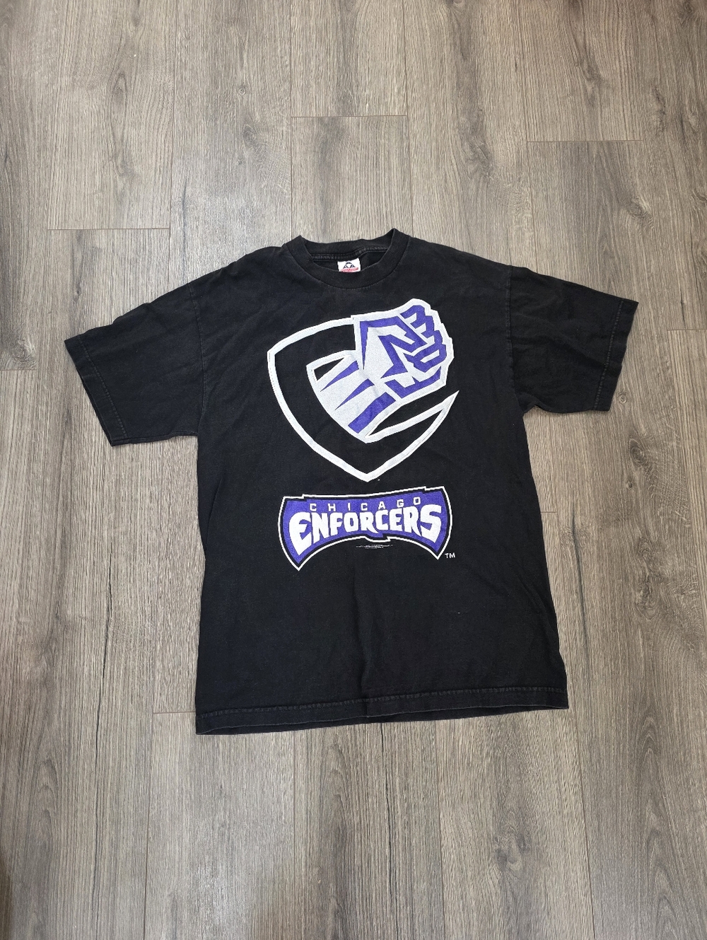 Vintage 2000 Chicago Enforcers XFL T Shirt Mens Size Large